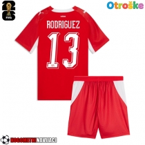 Otroške Nogometnih dresov Švica Ricardo Rodriguez #13 Domači SP 2026 Kratki rokavi (+ hlače)